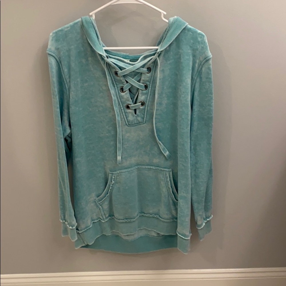 Green tea hoodie